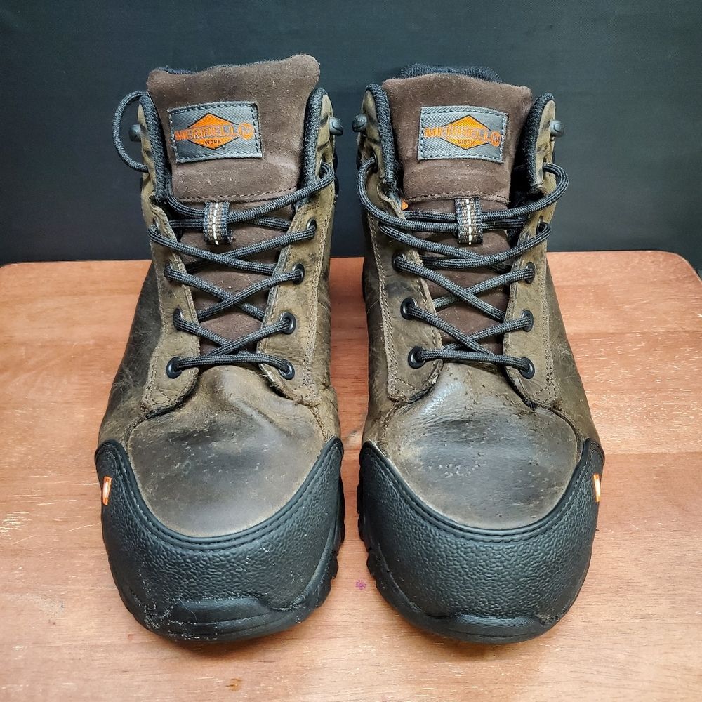 Merrell Work Boots Men's 8W Safety Toe